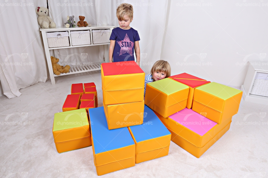 Obrázek: Montessori Kupka - molitanová stavebnice