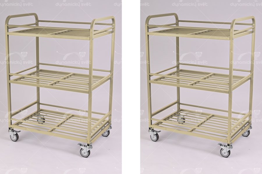Obrázek: 2 kusy Extrémně odolné profi vozíky